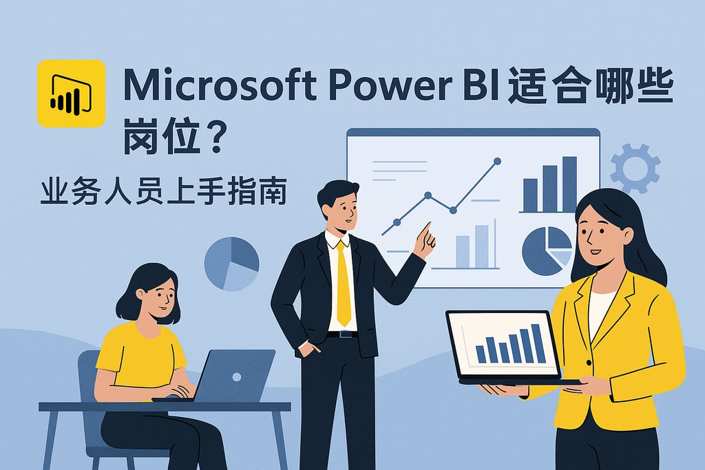 Microsoft Power BI适合哪些岗位？业务人员上手指南